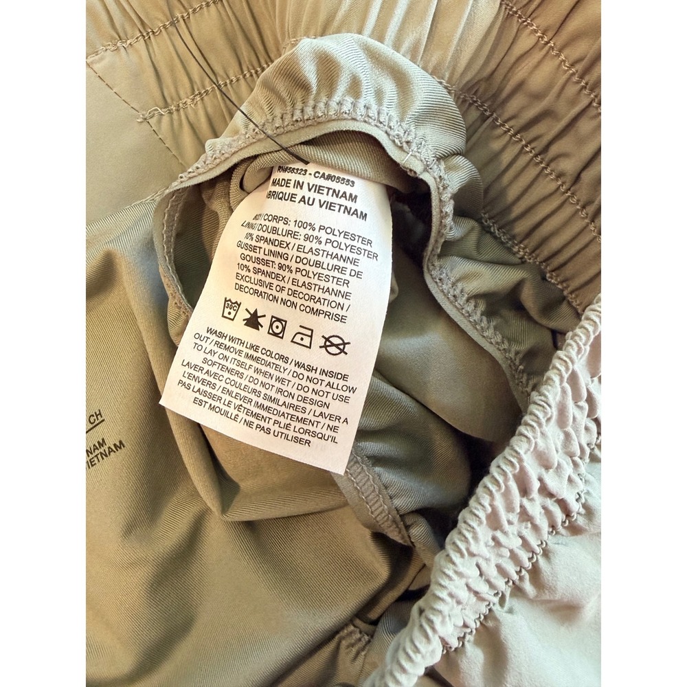 Nike Dri-FIT Loose Fit Running Shorts Olive Green Womens New - Picture 7 of 7
